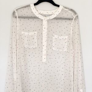 Old navy sheer star print blouse